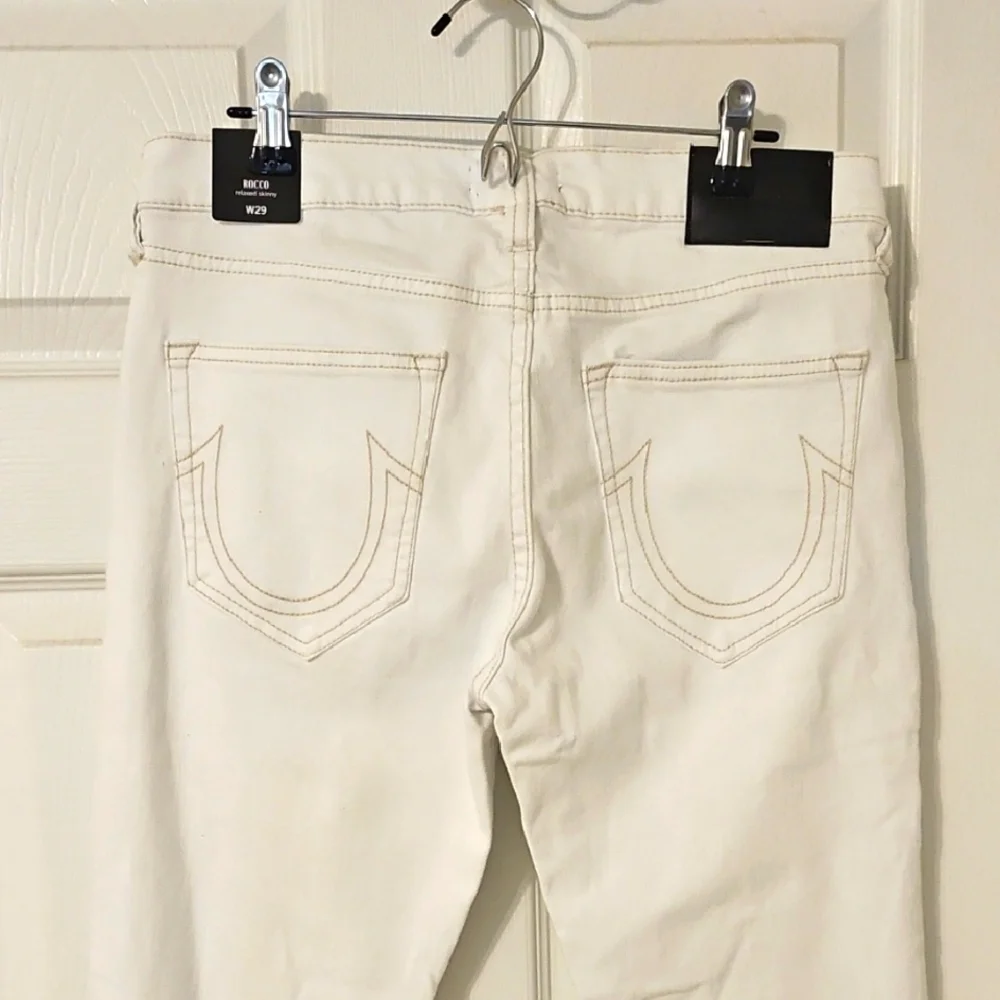 True Religion Women's White Jeans